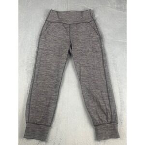 Lululemon Ready To Rulu Cropped Joggers Women's 4 Gray High Rise Lounge Pants